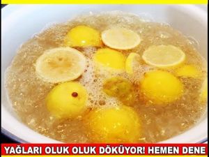 Bir Ayda 20 Kilo Verdiren Haşlanmış Limon Tarifi