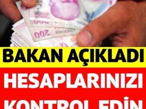 Bakanlık Açıkladı Hesaplarınızı Kontrol Edin