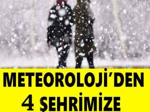 Bugün hangi illerde kar yağacak? Meteoroloji'den 4 il için kar uyar