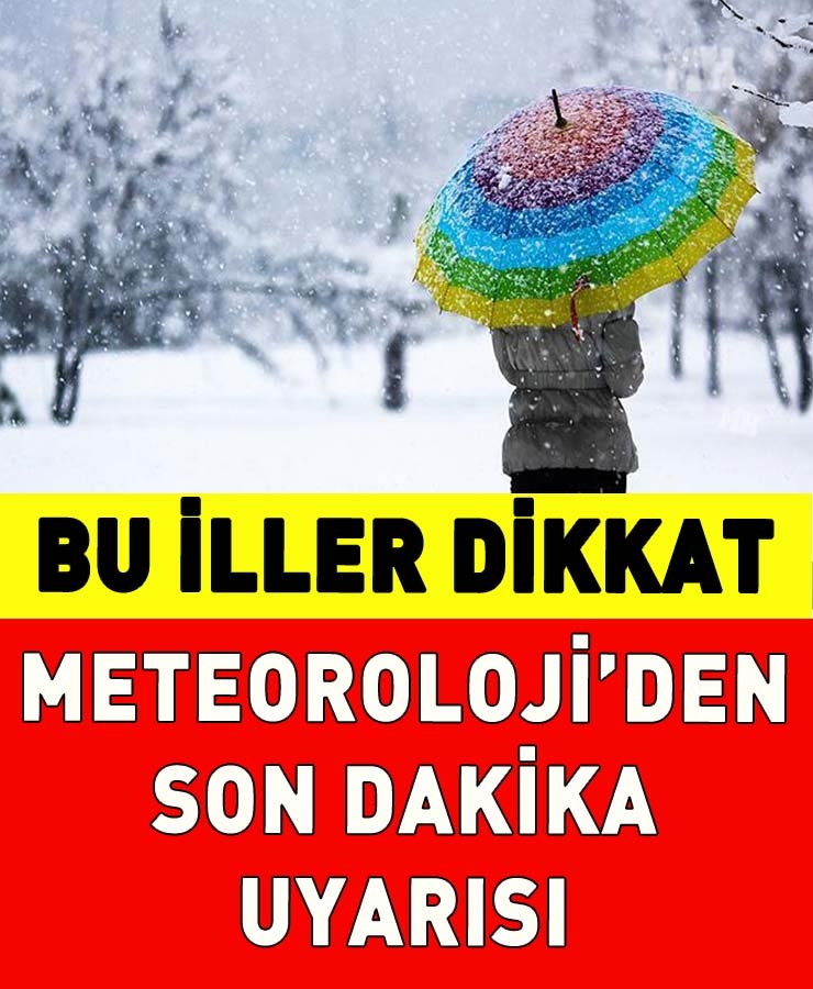 Bu İllerde Yaşayanlara Meteorolojiden Uyarı galerisi resim 1