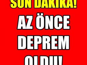 Deprem Meydana Geldi.