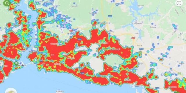 Bu Bölgelere Gidecek Olanlar Dikkat ! Her Yer Kırmızıya Boyandı galerisi resim 3