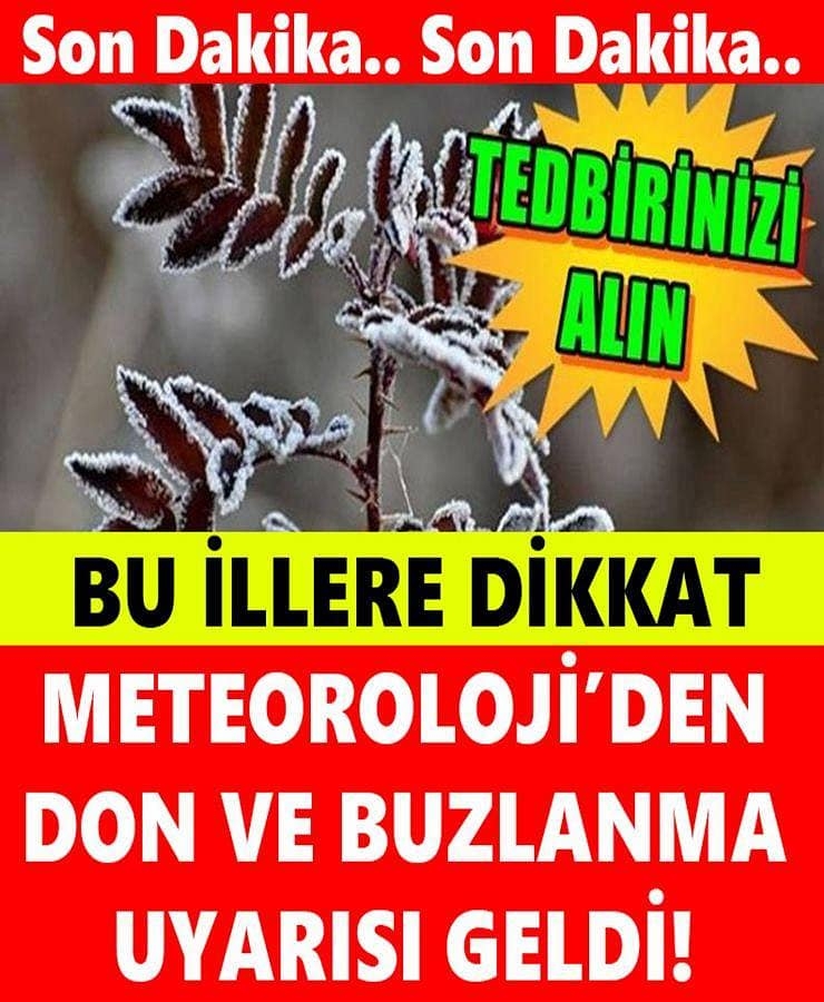 METEOROLOJİ UYARDI! BU İLLERE DİKKAT galerisi resim 1