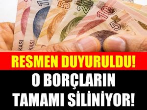 Tarih Açıklandı O Borçları Sildirebilirsiniz