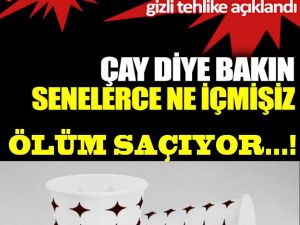 Kağıt bardaklardaki tehlike