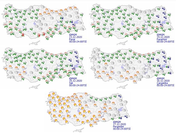 Meteoroloji saat verdi, uyardı! Birçok İlimiz İçin Kar ve Tipi Alarmı Ve galerisi resim 3