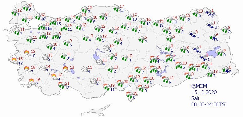 Meteoroloji'den 16 il için hortum, dolu, sel 6 il için don ve kar y galerisi resim 12