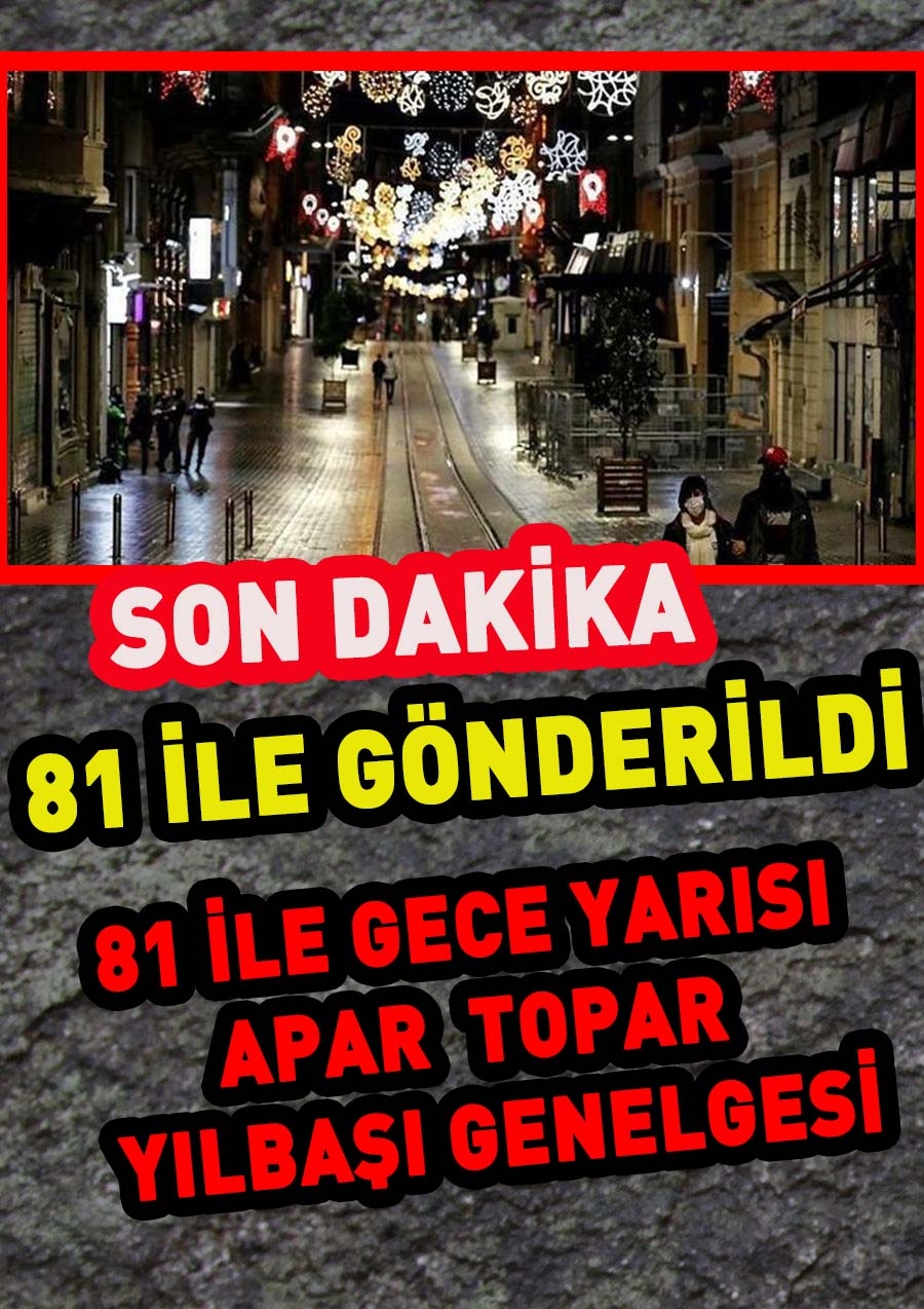 Yılbaşı sokağa çıkma yasağı detayları belli oldu! galerisi resim 1