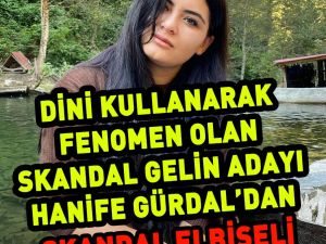 Hanife Gürdal'ın göbek üstü giydi elbisesi alay konusu oldu