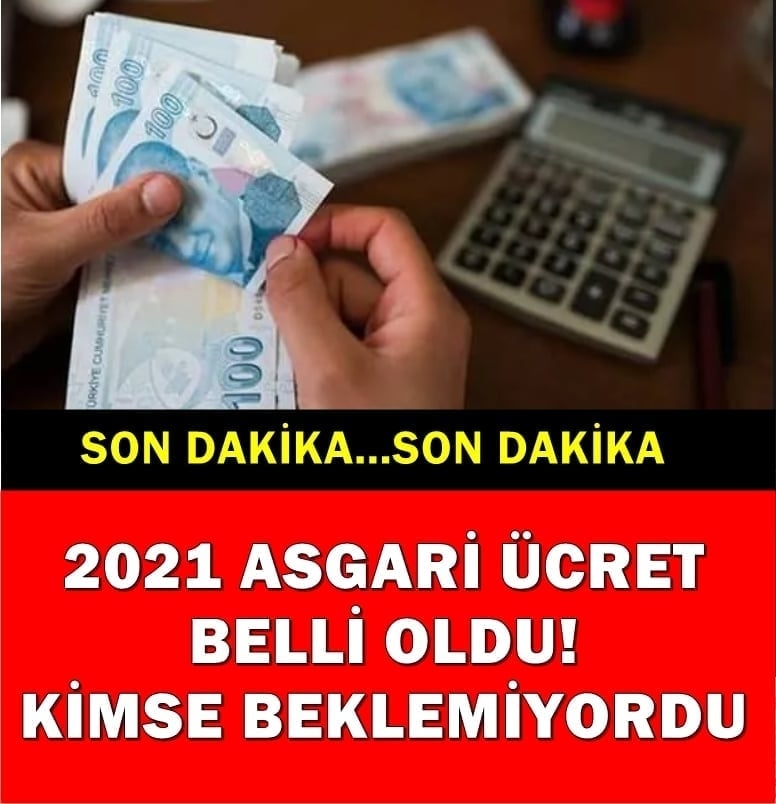 2021 Asgari Ücreti Belli Oldu galerisi resim 1