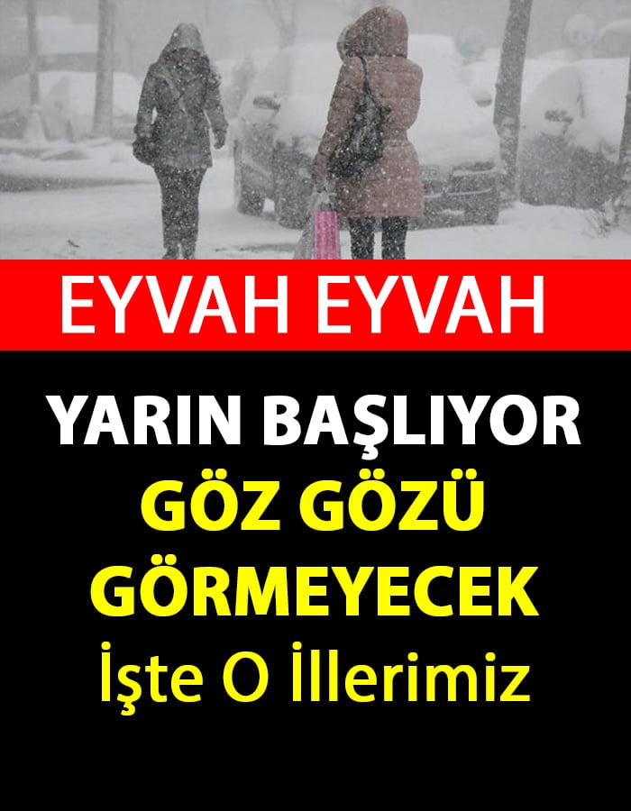 Meteorolojiden Kar Yağışı Alarmı galerisi resim 1