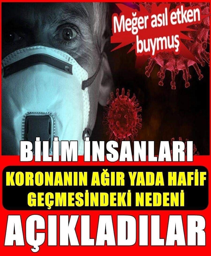 BAKIN K'ORONA NEDEN BAZI KİŞİLERDE HAFİF,BAZILARINDA DAHA AĞIR GEÇİ galerisi resim 1