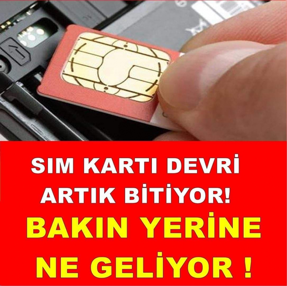 Türkiye'de SIM kartlar yolun sonuna geldi galerisi resim 1