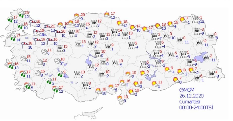 24 Aralık hava durumu tahmini! Meteoroloji'den kritik açıklama galerisi resim 10