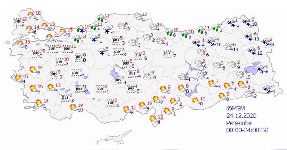 24 Aralık hava durumu tahmini! Meteoroloji'den kritik açıklama galerisi resim 8