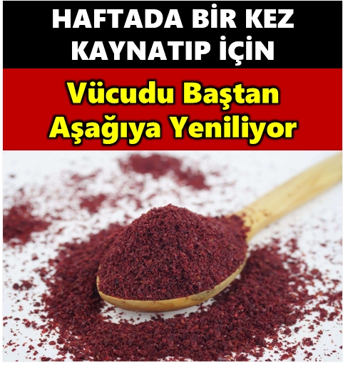 Haftada 1 Sefer Kaynatıp İçin Vücudu Baştan Aşağıya Yeniliyor galerisi resim 1