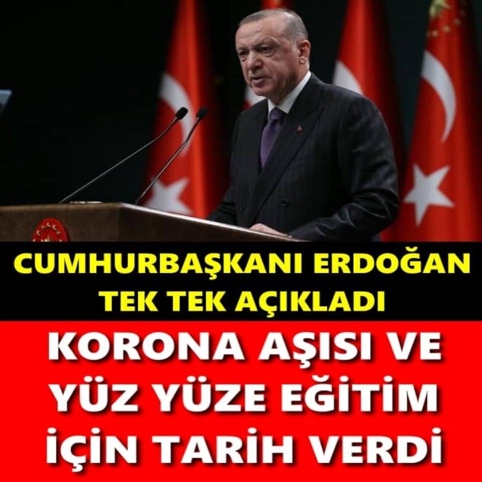 Cumhurbaşkanı Erdoğan tek tek açıkladı galerisi resim 1