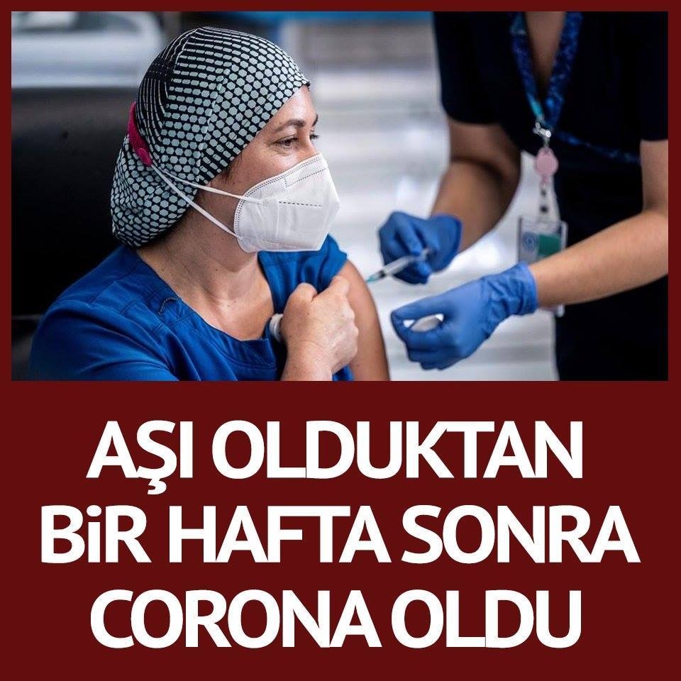 Aşı olduktan bir hafta sonra corona oldu galerisi resim 1