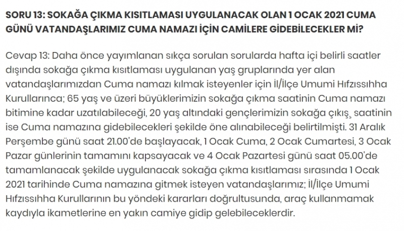 İçişleri Bakanlığı'ndan Sokağa Çıkma Yasağı Müjdesi galerisi resim 15