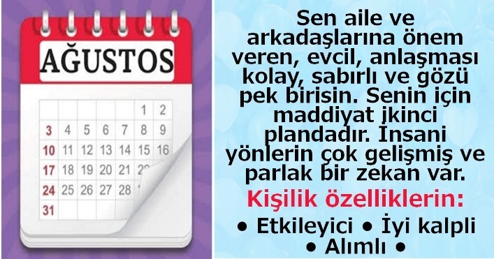 Hangi ayda doğdun? Doğduğunuz aya göre karakter analizi galerisi resim 9