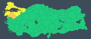 METEOROLOJİ 9 İL İÇİN SARI, 1 İL İÇİN TURUNCU KODLU UYARIDA BULUNDU. galerisi resim 3