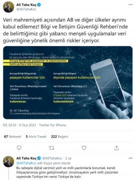 Cumhurbaşkanlığı Dijital Dönüşüm Ofisi’nden WhatsApp açıklaması galerisi resim 3