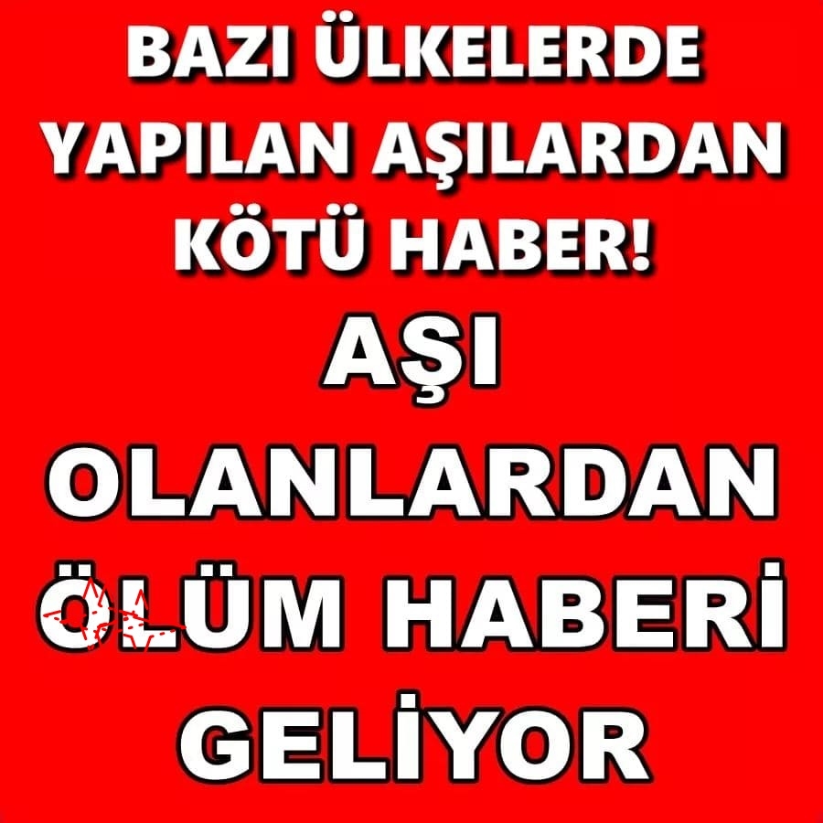 DÜNYADA AŞILANANLARDAN K'*TÜ HABeR galerisi resim 1