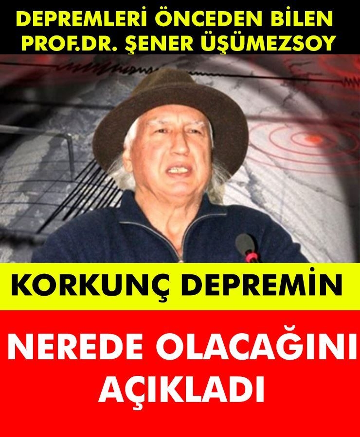 Depremın Nerede Olacağını Açıkladı galerisi resim 1