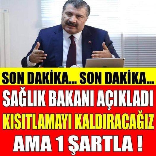 Sağlık Bakanı Şartını Açıkladı galerisi resim 1