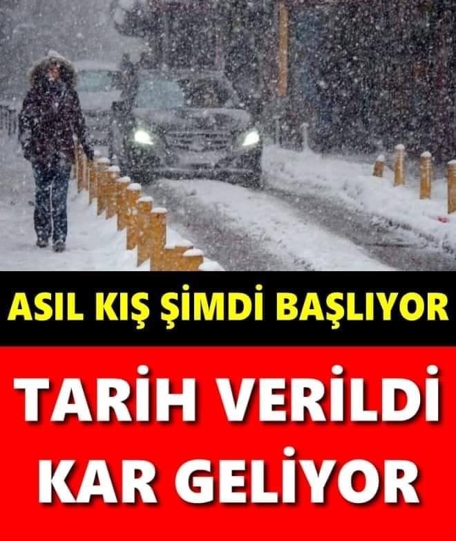 ASIL KIŞ ŞİMDİ BAŞLIYOR! KAR GELİYOR galerisi resim 1