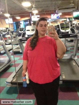 ZAYIFLAMAZSA ÖLECEĞİ SÖYLENEN GENÇ KIZ, 120 KİLO VERDİ...! galerisi resim 7