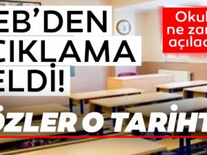 Okullar Ne zaman açılacak?