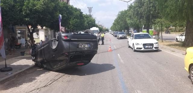 otomobil takla attı galerisi resim 2