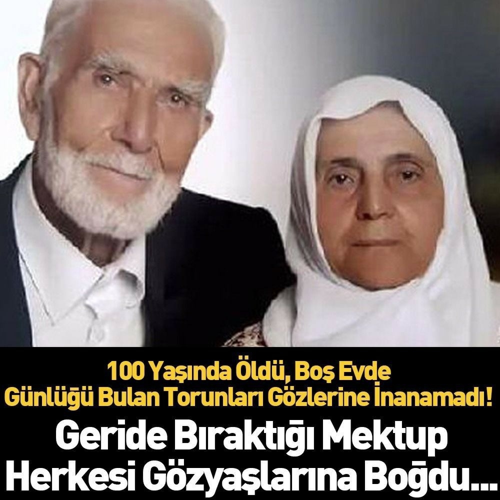 Dedenin Eşine Yazdığı Mektubu galerisi resim 1