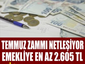 Emekliye En Az 2605 TL!