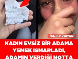 EVSİZ BİR ADAMIN YAZMIŞ OLDUĞU NOT