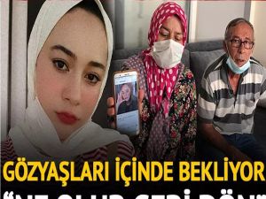 gözyaşları içinde bekliyor