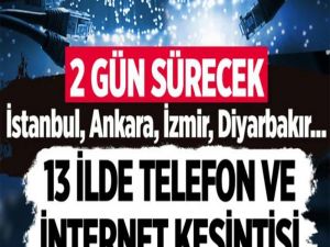 İnternet ve telefon kesintisi