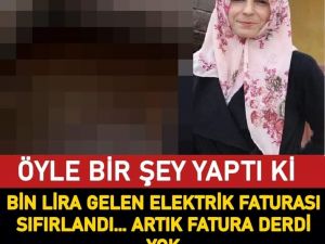 fatura derdinden kurtuldu!