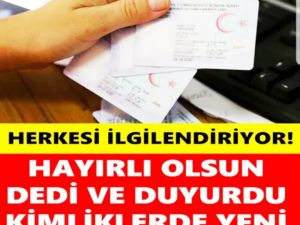 YENİ DÖNEM DEĞİŞİME GİRDİ