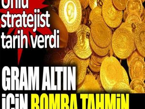 Gram altın için  tahmin