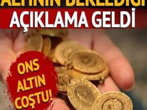 altın coştu