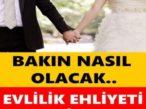 Evlilik ehliyeti geliyor!