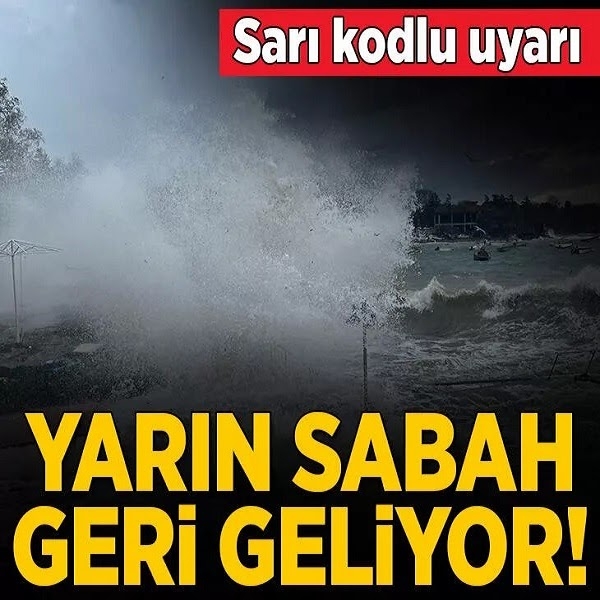 Sarı kodlu uyarı galerisi resim 1
