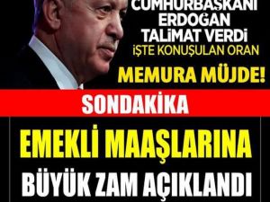 BÜYÜK ZAM AÇIKLANDI