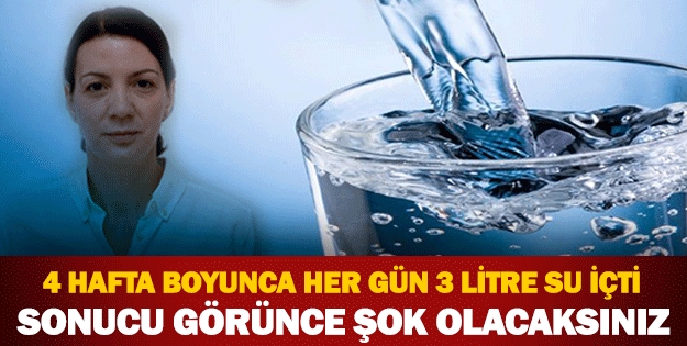 4 hafta boyunca her gün su içerseniz… galerisi resim 1