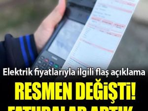Elektrik fiyatlarıyla ilgili flaş açıklama!