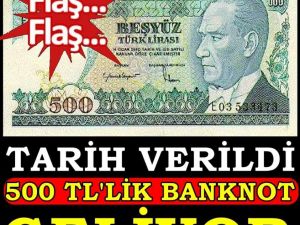 500 liralık banknot