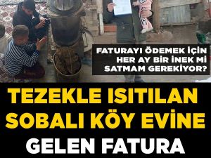 Sobalı eve gelen fatura
