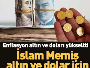 altın ve dolar için sinyali verdi